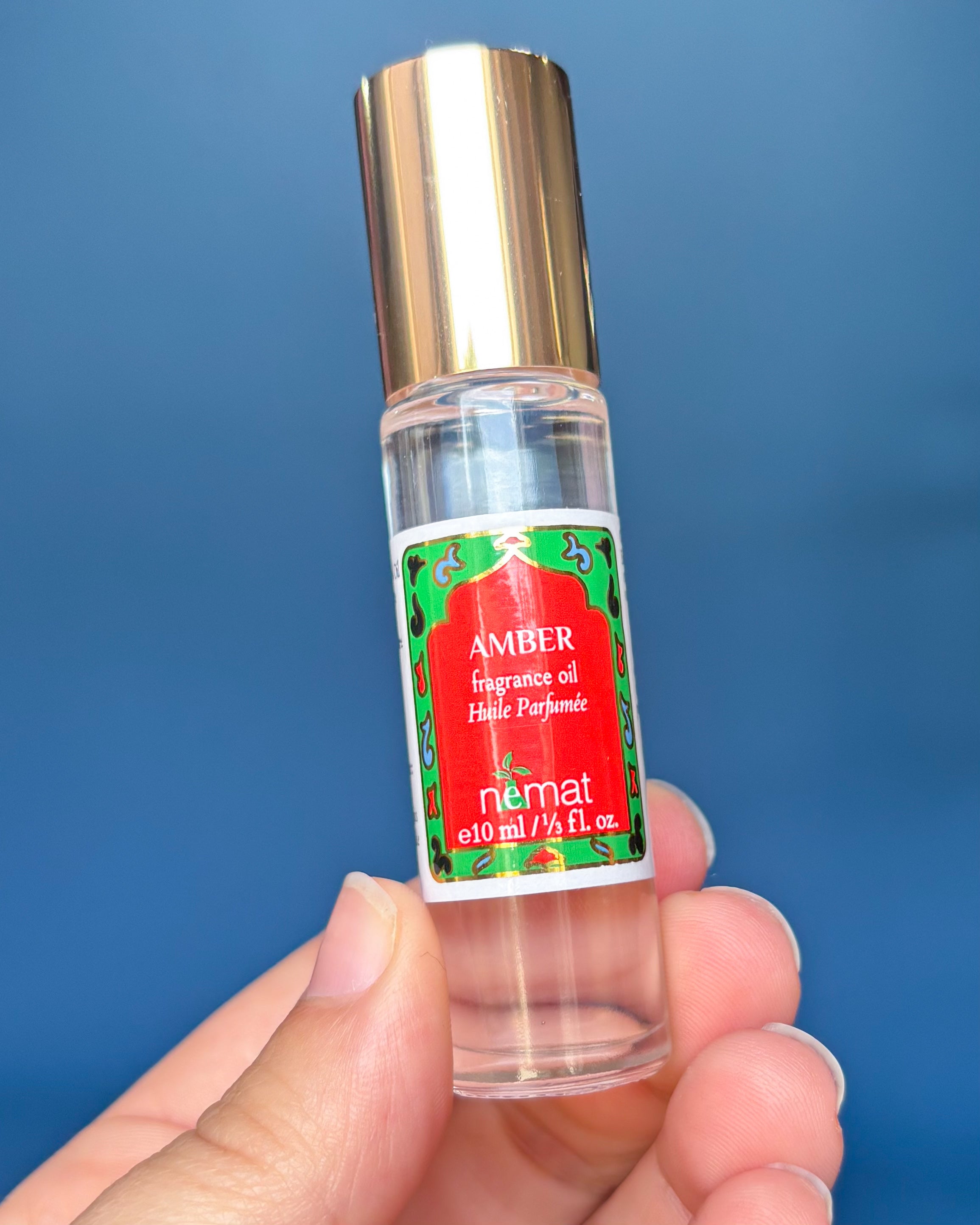 Nemat Amber Perfume Oil-10 ml Roll-On