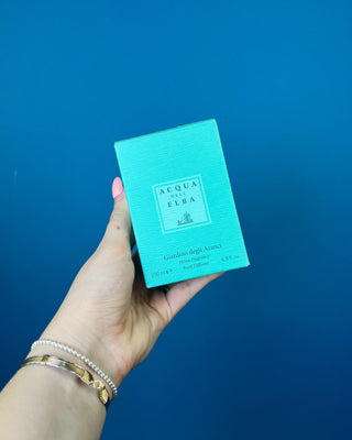 Acqua dell'Elba 6.8 oz reed diffuser made in Italy, available in multiple scents including Capo ai Pini, Mare, and Giardino degli Aranci for luxurious home fragrance.