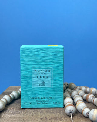 Acqua dell'Elba 6.8 oz reed diffuser made in Italy, available in multiple scents including Capo ai Pini, Mare, and Giardino degli Aranci for luxurious home fragrance.