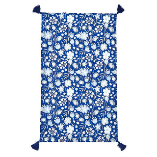 Blue Floral Dish Towels Set