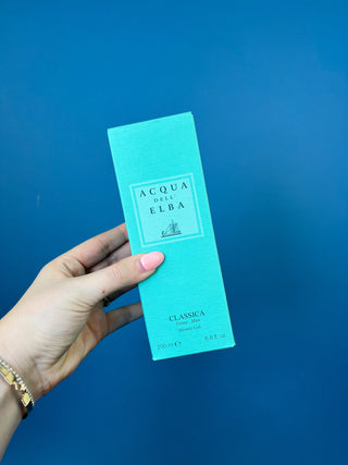 Acqua dell'Elba Men's Shower Gel 6.8 oz made in Italy, available in Classica Uomo and Arcipelago Uomo Mediterranean-inspired fragrances.