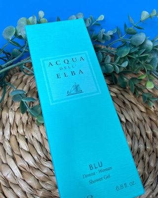 Acqua dell'Elba Blu Donna Shower Gel 200 ml luxury Italian body wash with fresh floral and woody Mediterranean-inspir