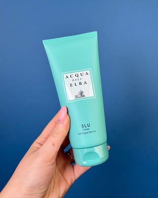 Acqua dell'Elba Blu Donna Shower Gel 200 ml luxury Italian body wash with fresh floral and woody Mediterranean-inspired