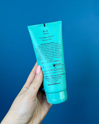 Acqua dell'Elba Blu Donna Shower Gel 200 ml luxury Italian body wash with fresh floral and woody Mediterranean-inspired
