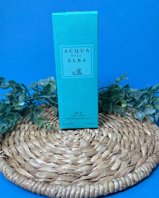 Acqua dell'Elba Blu Donna Body Lotion 200 ml luxury Italian moisturizer with a fresh floral and woody Mediterranean-inspired fragrance.