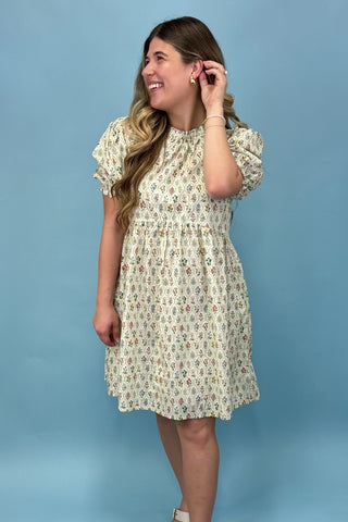 Tea and Chit Chat Floral Dress