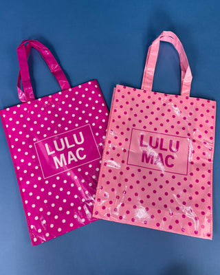 Lulu Mac Polka Dot Reuseable Tote *More Colors*