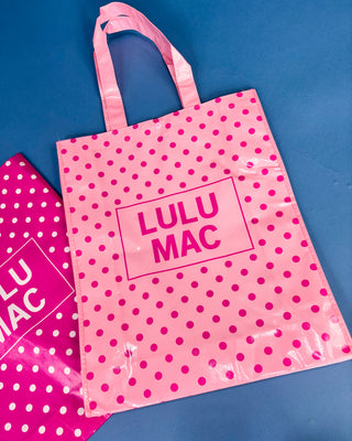 Lulu Mac Polka Dot Reuseable Tote *More Colors*