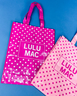 Lulu Mac Polka Dot Reuseable Tote *More Colors*