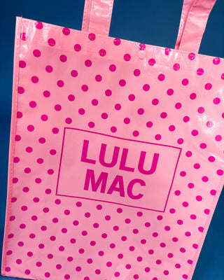 Lulu Mac Polka Dot Reuseable Tote *More Colors*