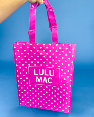 Lulu Mac Polka Dot Reuseable Tote *More Colors*