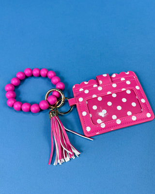 Lulu Mac Beaded Wristlet ID Wallet *More Colors*