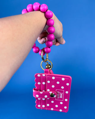 Lulu Mac Beaded Wristlet ID Wallet *More Colors*