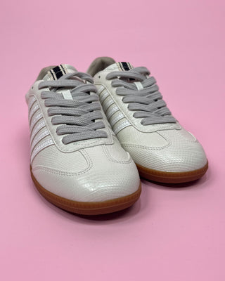 The Chantel Faux Snakeskin Sneaker