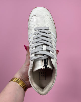 The Chantel Faux Snakeskin Sneaker