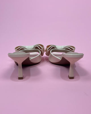 The Mackenzie Ivory Bow Detail Heel