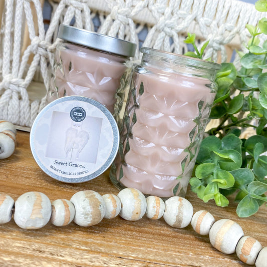 Sweet Grace Glass Votive Candle