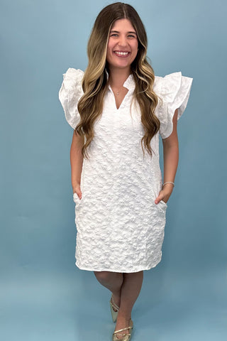 Lovestruck Babe Texture Mini Dress