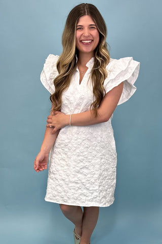 Lovestruck Babe Texture Mini Dress