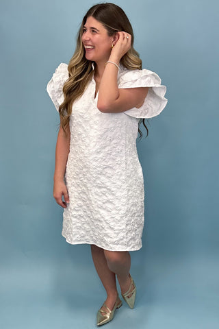 Lovestruck Babe Texture Mini Dress