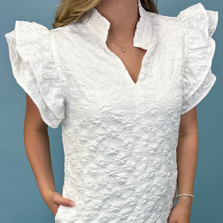 Lovestruck Babe Texture Mini Dress