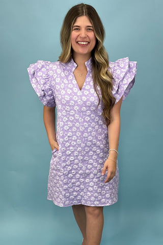Lovestruck Babe Texture Mini Dress