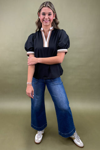 Caramel Kiss Puff Sleeve Top