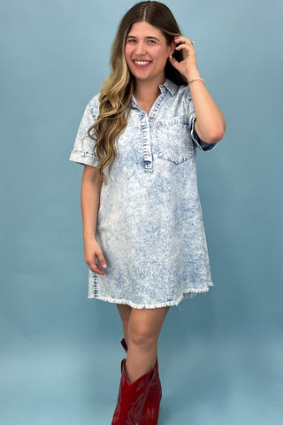Chic Lifestyle Denim Dress