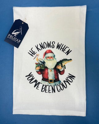 Holiday Themed Pelican Provision Co. Kitchen Tea Towels