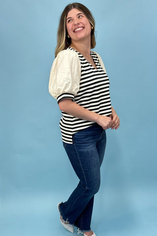 Dreamy Views Striped Top