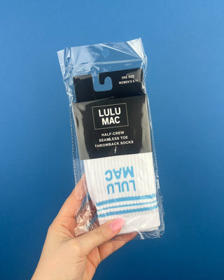 Lulu Mac Sassy Stripe Half Crew Socks *More Colors*