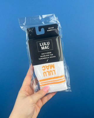 Lulu Mac Sassy Stripe Half Crew Socks *More Colors*