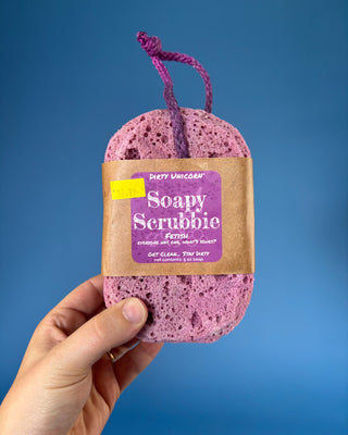 Dirty Unicorn Soapy Scrubbie