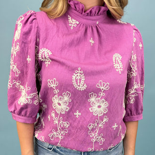 Kind Smile Purple Top