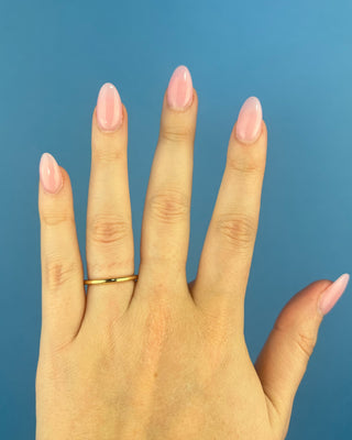 Enewton Classic Gold Thick Band Ring available in sizes 6, 7, and 8. 