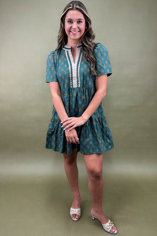 Blooming Meadow Floral Mini Dress