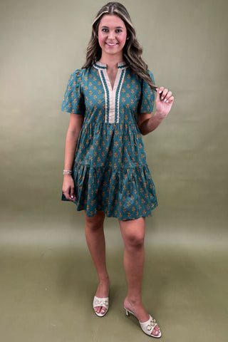 Blooming Meadow Floral Mini Dress