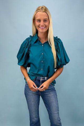 Effortless Glow Button Up Top *More Colors*