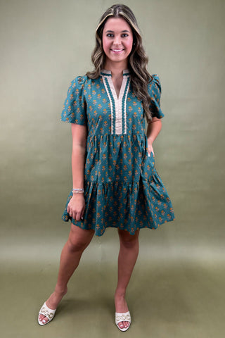 Blooming Meadow Floral Mini Dress