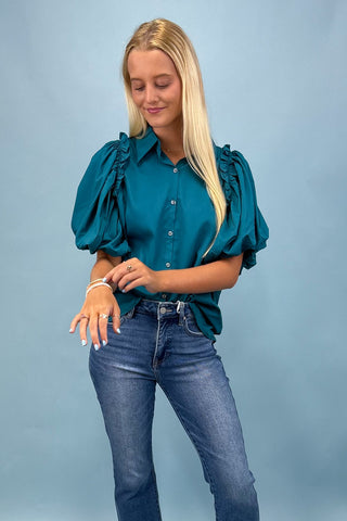 Effortless Glow Button Up Top *More Colors*