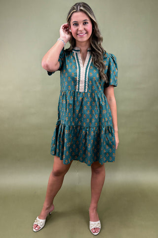 Blooming Meadow Floral Mini Dress
