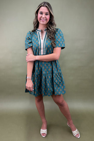 Blooming Meadow Floral Mini Dress