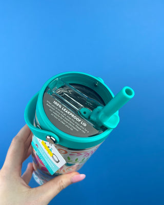 Shop the Swig To-Go Tumbler 30oz featuring a leakproof lid, folding carry handle, reusable straw, and triple insulation for all-day hot or cold drinks.