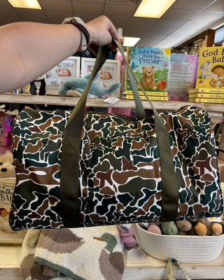 Camo Canvas Duffle
