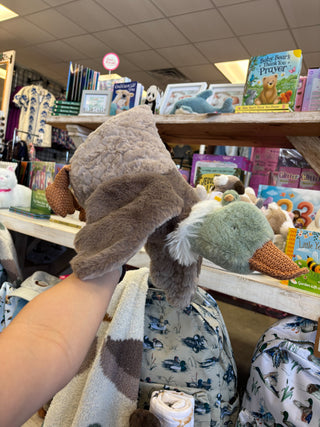 Meet Fisher the Mallard Plush Pal, an ultra-soft stuffed mallard duck filled with plush fiber and polypropylene beads