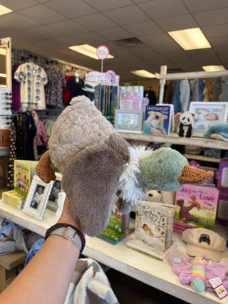 Meet Scout the Mallard Plush Pal, a 15-inch ultra-soft stuffed mallard duck featuring plush polyester fabric, a cuddly fill