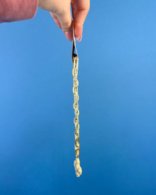 Shop the Chunky MOP Matte Gold Necklace featuring a mother-of-pearl quatrefoil pendant, chunky matte gold paperclip chain, and adjustable fit.