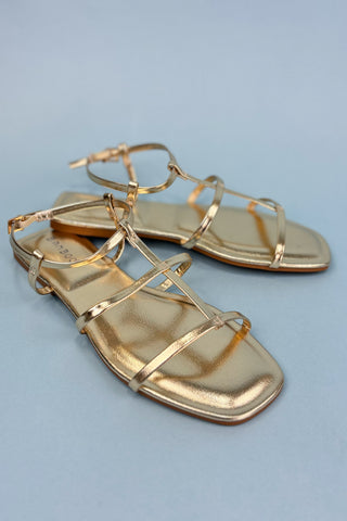 The Sydney Gold Sandal