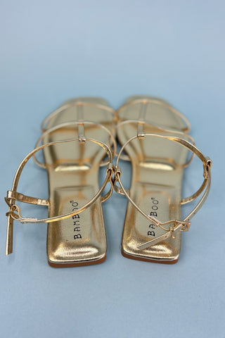 The Sydney Gold Sandal