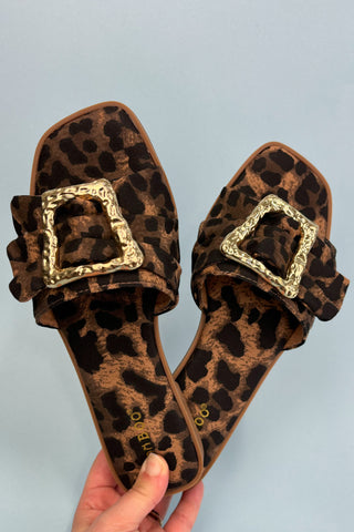 The Piper Leopard Sandal